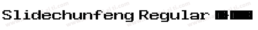 Slidechunfeng Regular 普通字体转换